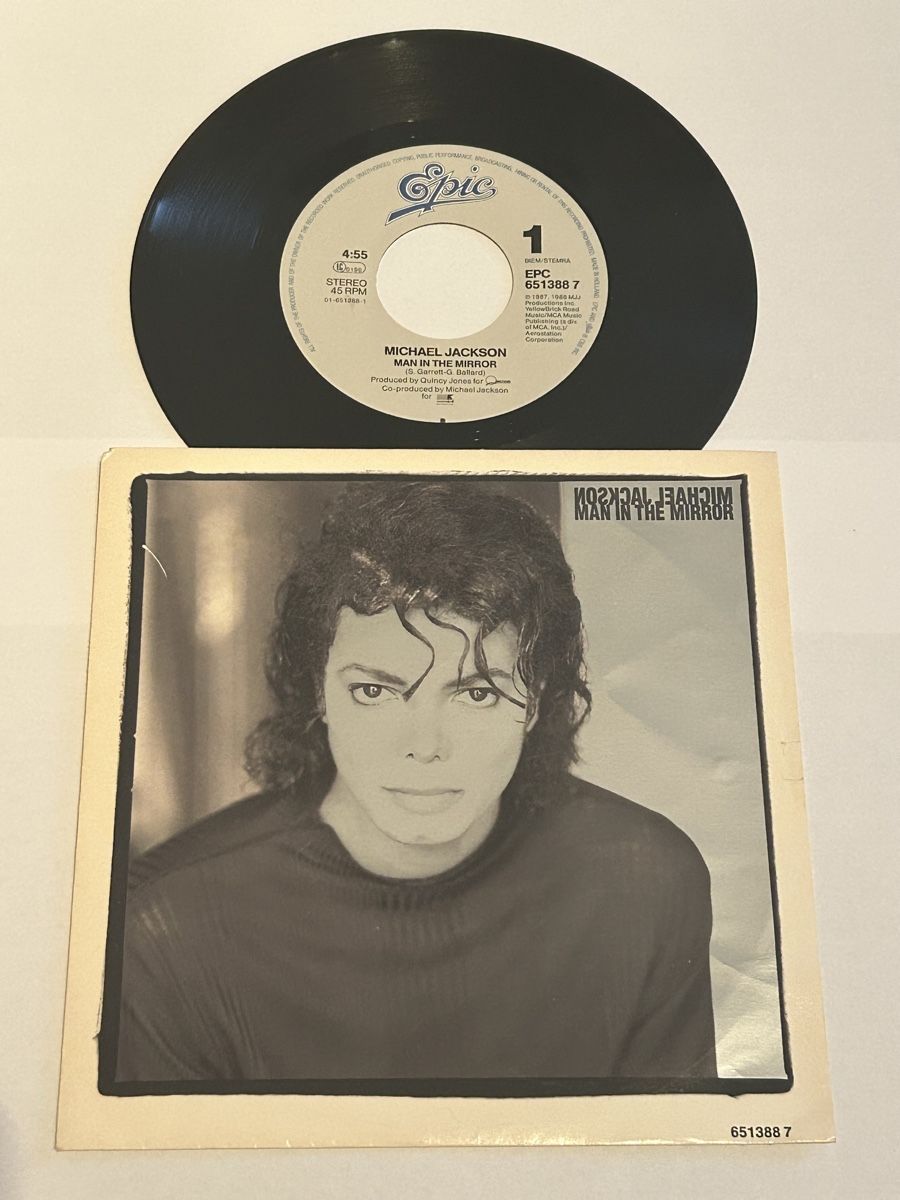 Vinyles: Michael Jackson. 1988. Man in The Mirror – D'occasion à Faulensee par Mizuno06
