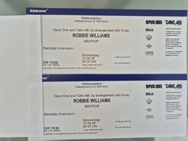 Robbie Williams Zürich 10.09.2026 ; 2 Stehplatz.