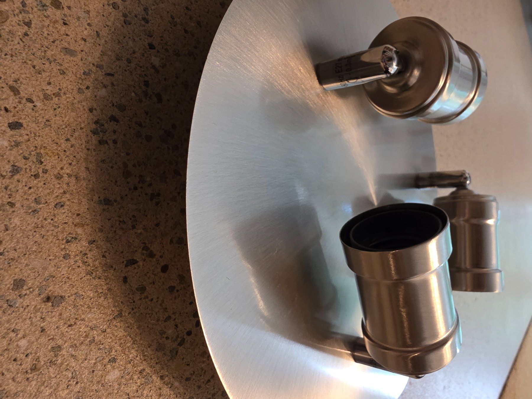 Lampadari & plafoniere: Deckenleuchte Metall gebürstet 3 Spots beweglich – Usato da Winterthur venduto da mirj_tr 1