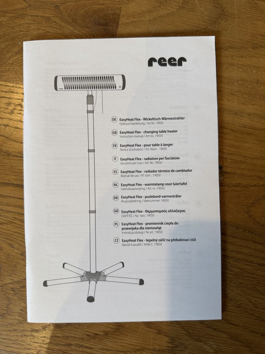 Reer Radiatori: Reer Heizstrahler 500W mit Timer & Kippsicherung – Usato da Oberkirch LU venduto da LoVelo3 3