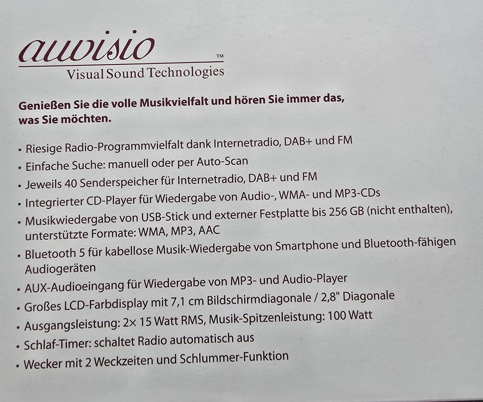 Lettore multimediale & Streamer: Micro-Stereoanlage mit Web-Radio, DAB+, FM, Bluetooth u.s.w. – Usato da Urtenen-Schönbühl venduto da 3322Diego 3