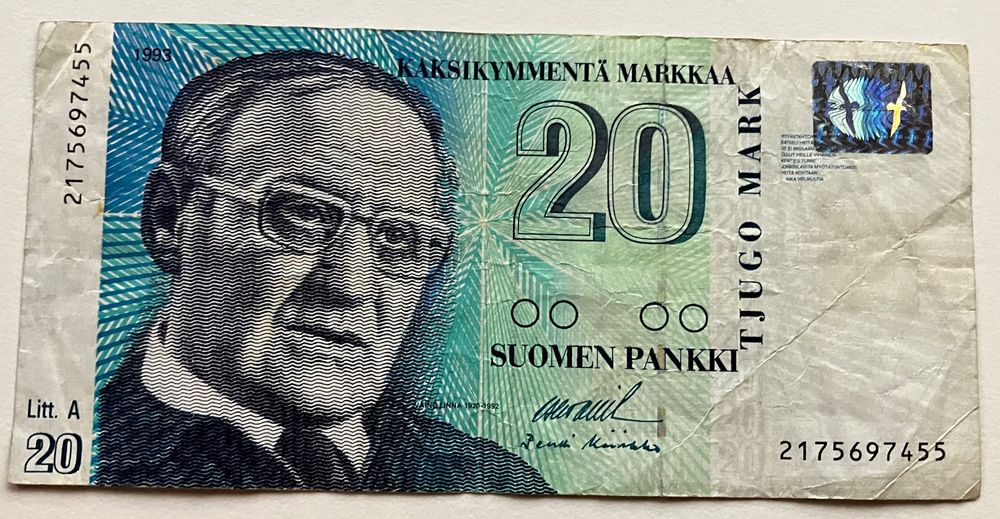 Finnland 20 Markka 1993 (Gebraucht) in Algetshausen für CHF 4.9 – mit ...