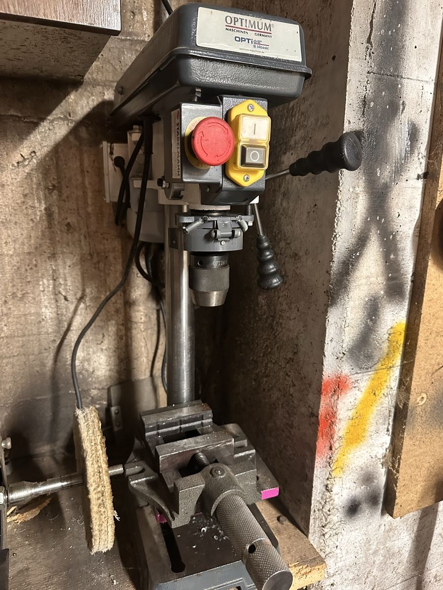 Trapani: Occasion: OPTIdrill B14basic Ständerbohrmaschine von OPTIMUM – Usato da Linden venduto da jan_f7sq 3