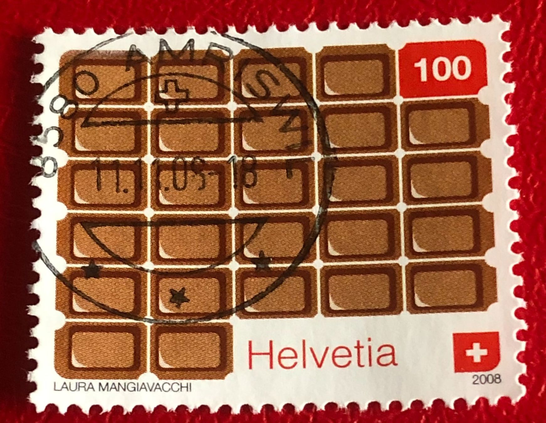 Tutti i francobolli: Nr.1285 Schokolade VOLLGESTEMPELT  Amriswil – Usato da Aarau venduto da Billa007