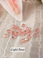 Swarovski Perlen 8 mm 20 Stück Light Rose AB