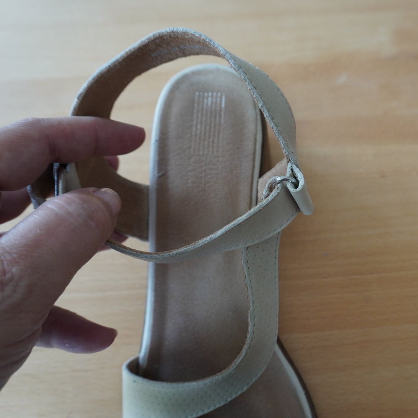 Damenschuhe: Riemensandale Pier One, beige, Grösse 41 – Gebraucht aus Olten von HerGoodPieces 4
