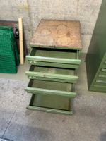 Schubladenschrank Metall grün 5 Schubladen gebraucht