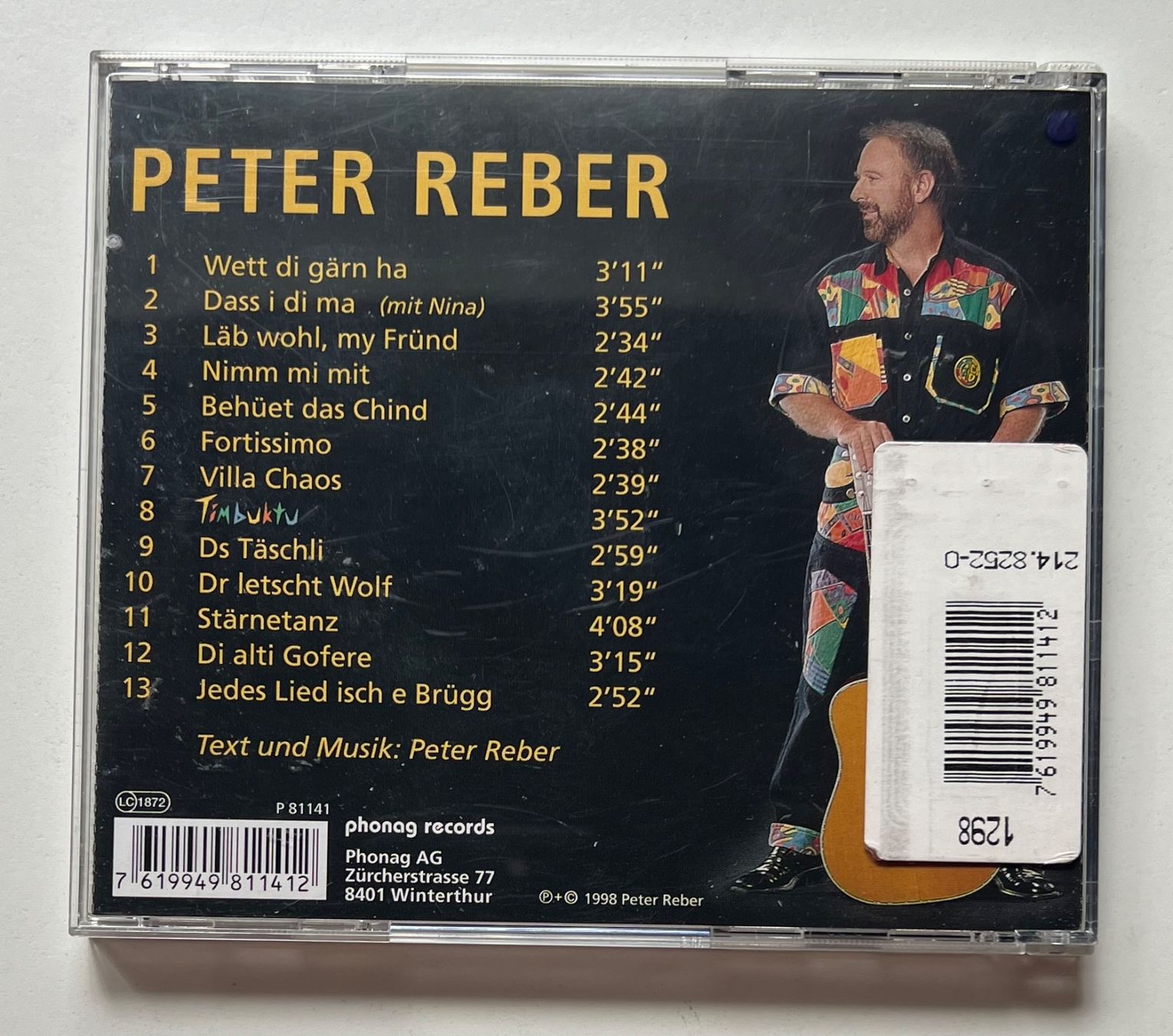 CD: Peter Reber / Timbuktu – Usato da Näfels venduto da rottabi 1