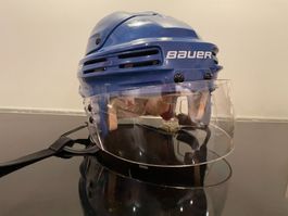 Bauer BHH4500 Eishockeyhelm GR M mit neuwertigem Visier
