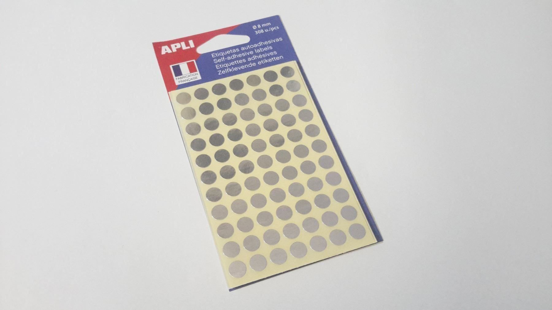 Sticker: Markierungspunkte, silber, 8mm, 308 St. – Nuovo e nell'imballaggio originale da St. Gallen venduto da cointec 2