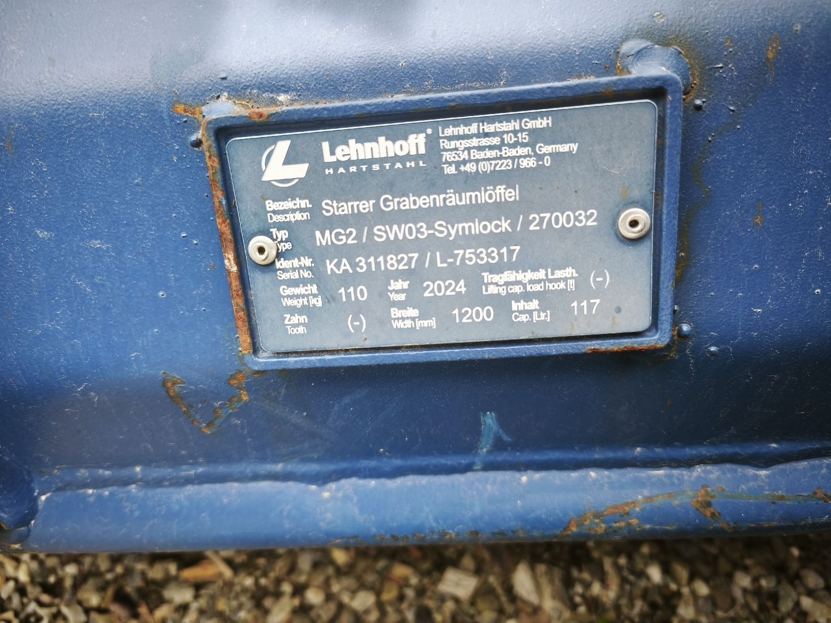 Bagger: Planierlöffel MS 03 – Neu (gemäss Beschreibung) aus Oberhofen AG von Sonneromo 3