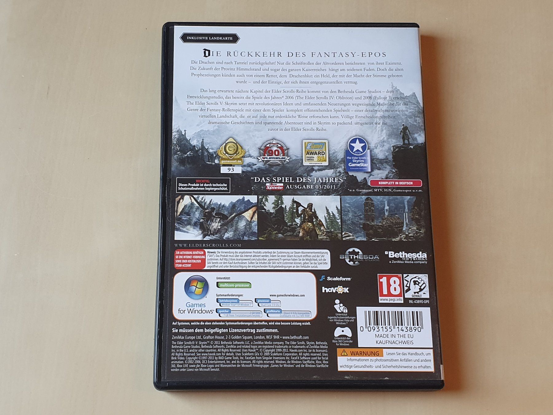 Microsoft Spiele: The Elder Scrolls V Skyrim – Defekt aus Stansstad von collectorsshop 1