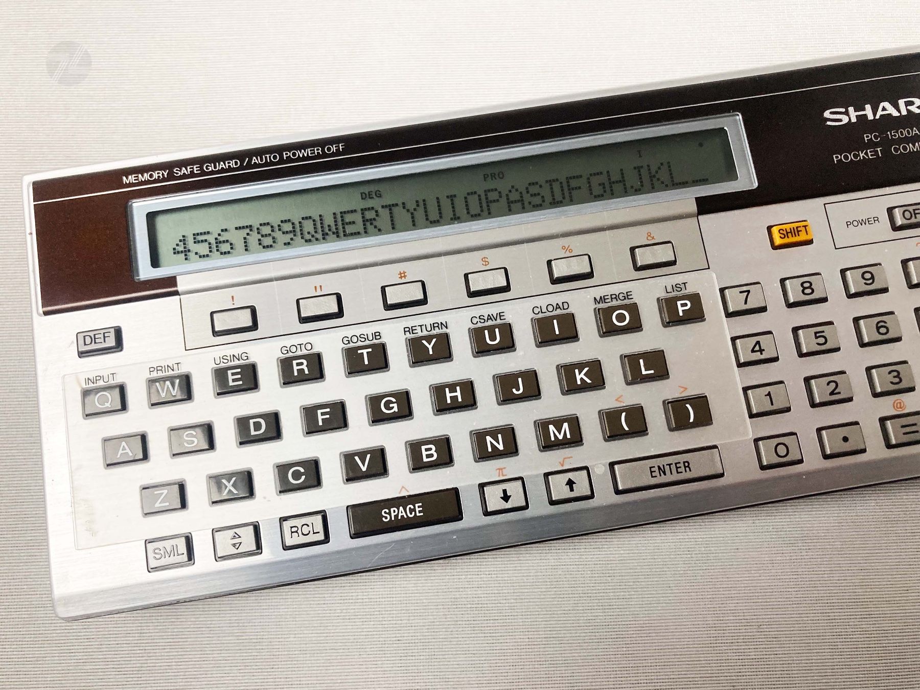 Sharp Taschenrechner: Sharp PC-1500A Pocket Computer Calculator Taschenrechner – Gebraucht aus Wetzikon ZH von cyan74 1