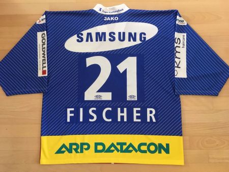 ORIGINAL EV ZUG # 21 PATRICK FISCHER TRIKOT EVZ XL