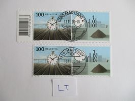 Voll Letzttagsstempel der Poststelle Martigny 2 Bourg
