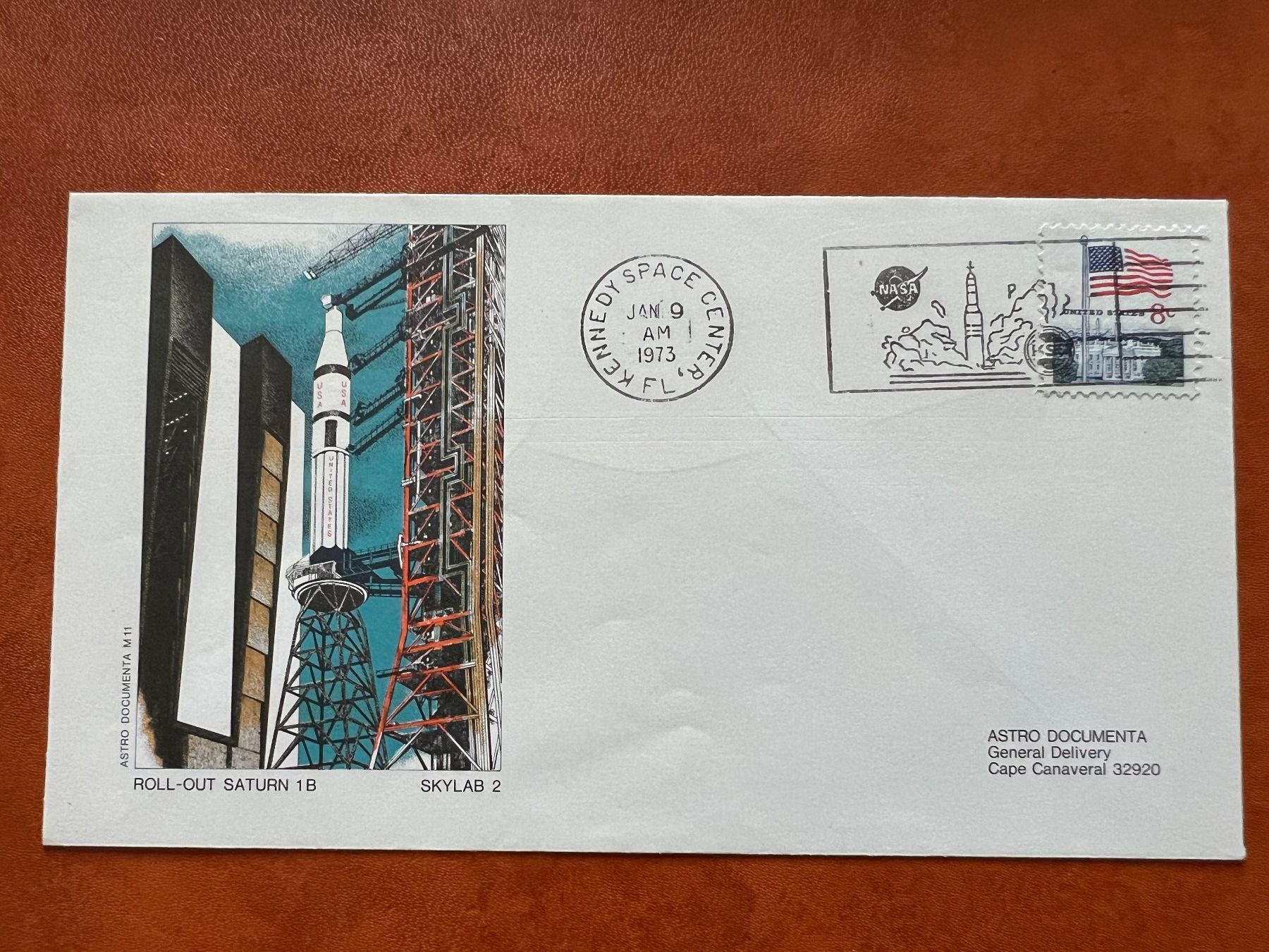Tutti i francobolli: Skylab 2 Roll-Out  Brief  Space Centre  (R22) – Usato da Hinwil venduto da Sidi4