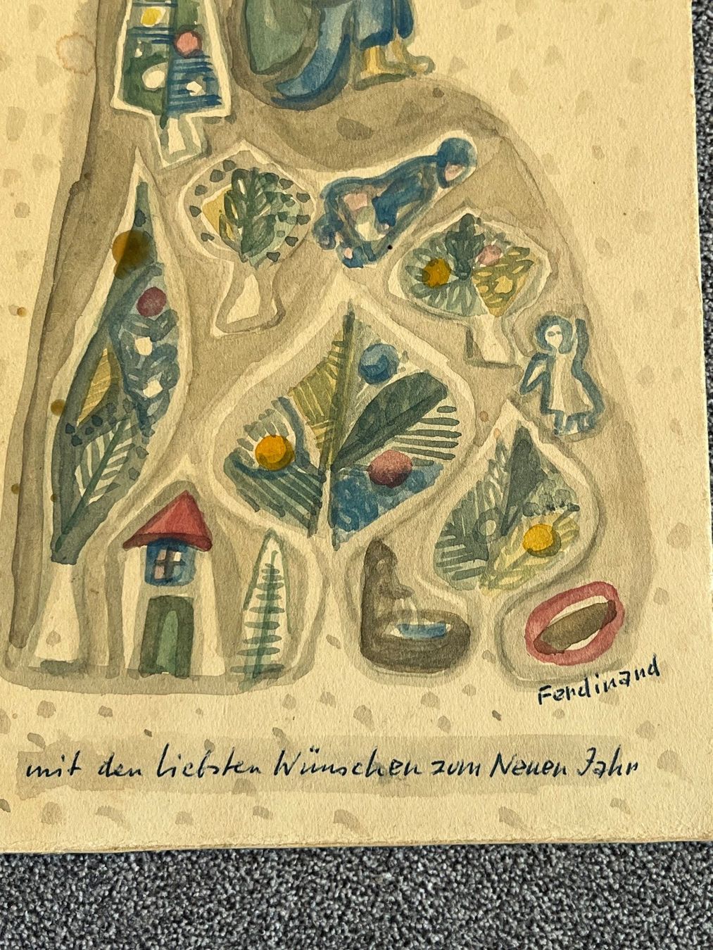 Dipinti: Edwin Ferdinand Grosshardt (schweizerisch, 1901-1960) – Usato da Basel venduto da Kaffee_und_Kunst 2