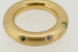 Einzelstück Pneu Ring Brillanten 23,4 gr. Ringgr. 56 18 kt