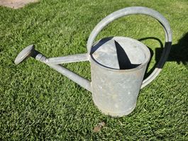 Metall Giesskanne Patina Vintage  Garten shabby chic 800