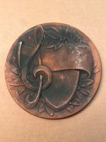 Prototypprägung Plakette Musikfest in Bronze 95% Huguenin