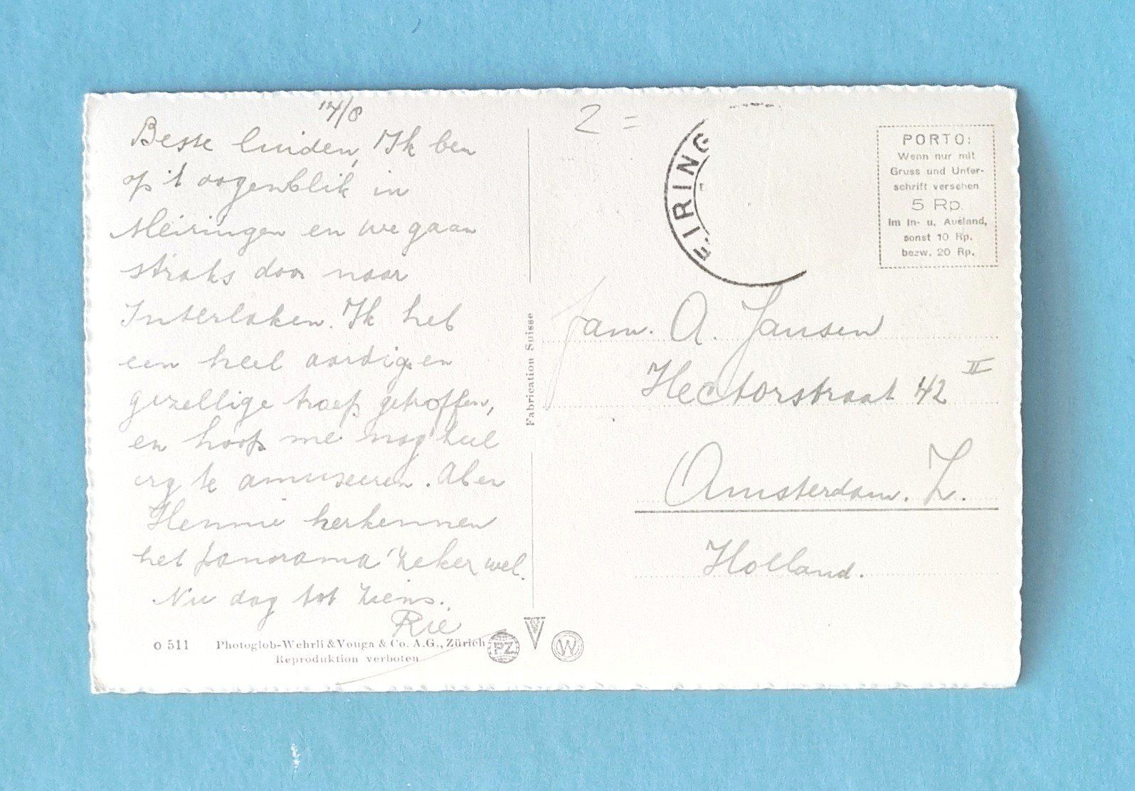 Cartes postales: Brünigstrasse - Postautos auf der Passtrasse – D'occasion à Rothrist par RROENK 1