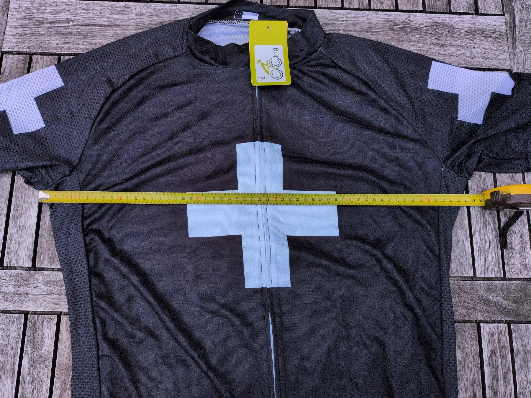 Canottiere & Pantaloni: Velotrikot Schweizerkreuz schwarz XL – Nuovo (secondo la descrizione) da Zürich venduto da kaerntna 2