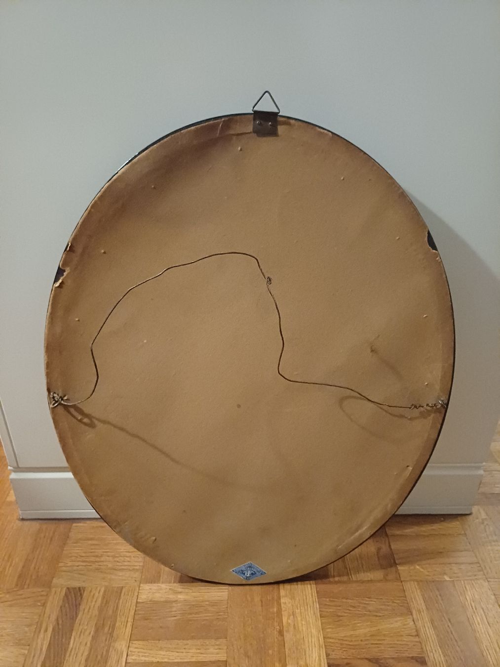 Miroirs: Schöner alter Spiegel, oval / 53 x 42.4cm – D'occasion à Niederuzwil par wolkenlos80 1