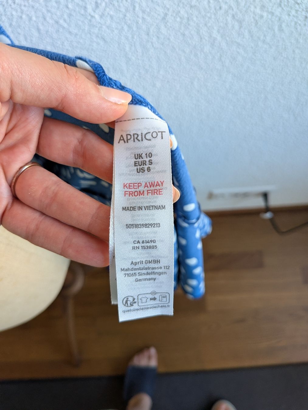 Vestiti: Blue polka dot dress, size 38 – Usato da Lachen SZ venduto da joa_rf9n 2