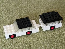 Lego Auto mit Wohnwagen #623 Legoland Fahrzeug 38-Teile 1970