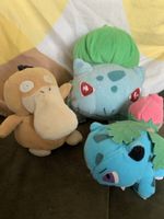 3x Original "Nintendo" Pokémon Plüschfiguren (1999)