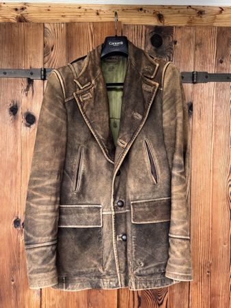 Meindl Hirschleder Jacke Herren "Whistler Mountain", ahorn