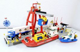 LEGO 6542 GROSSER CONTAINERHAFEN MIT SCHIFFEN UND KRAN