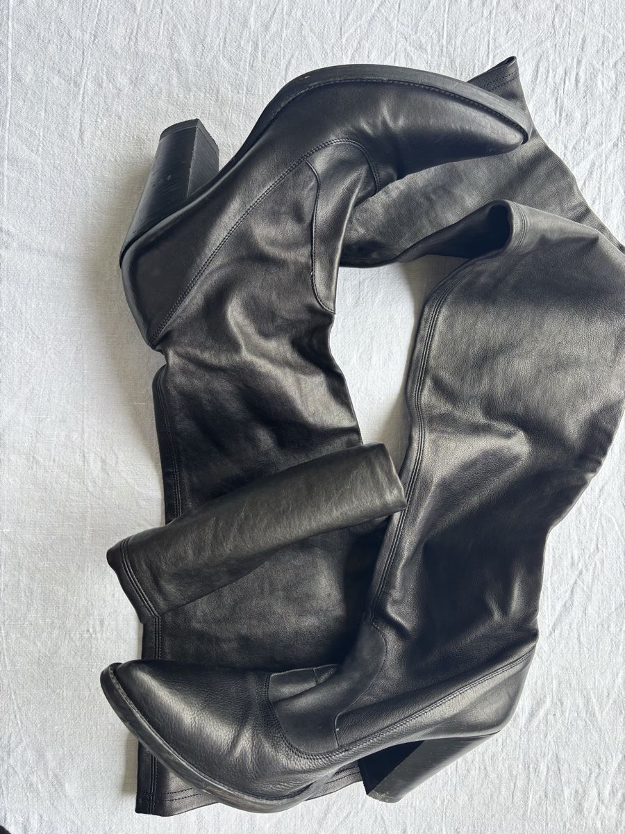 Jil Sander Scarpe da donna: Jil Sander Leder High Knee Stiefel – Usato da Zürich venduto da rit_y22r 1