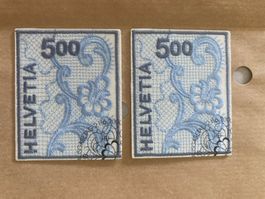 Strick-Briefmarke St.Gallen