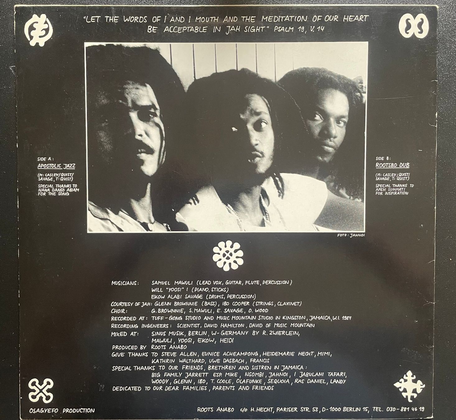 Dischi in vinile: 12"- Maxi, Roots Anabo, Apostolic Jazz, D – Nuovo (secondo la descrizione) da Kleinlützel venduto da Vinylspezi 1