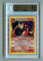 BGS 9.5 Dunkles Glurak Holo 1.Edition Team Rocket Deutsch