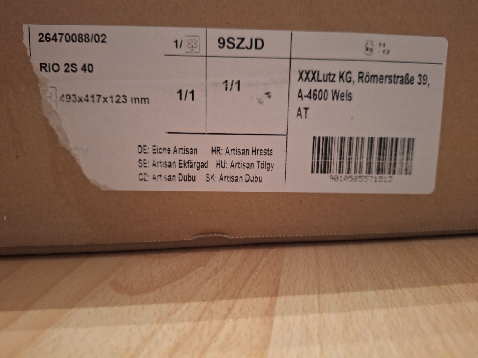 Nachttische: Nachttisch Rio 2S Artisan Eiche neu verpackt – Neu und originalverpackt aus Jegenstorf von Cherry94 4