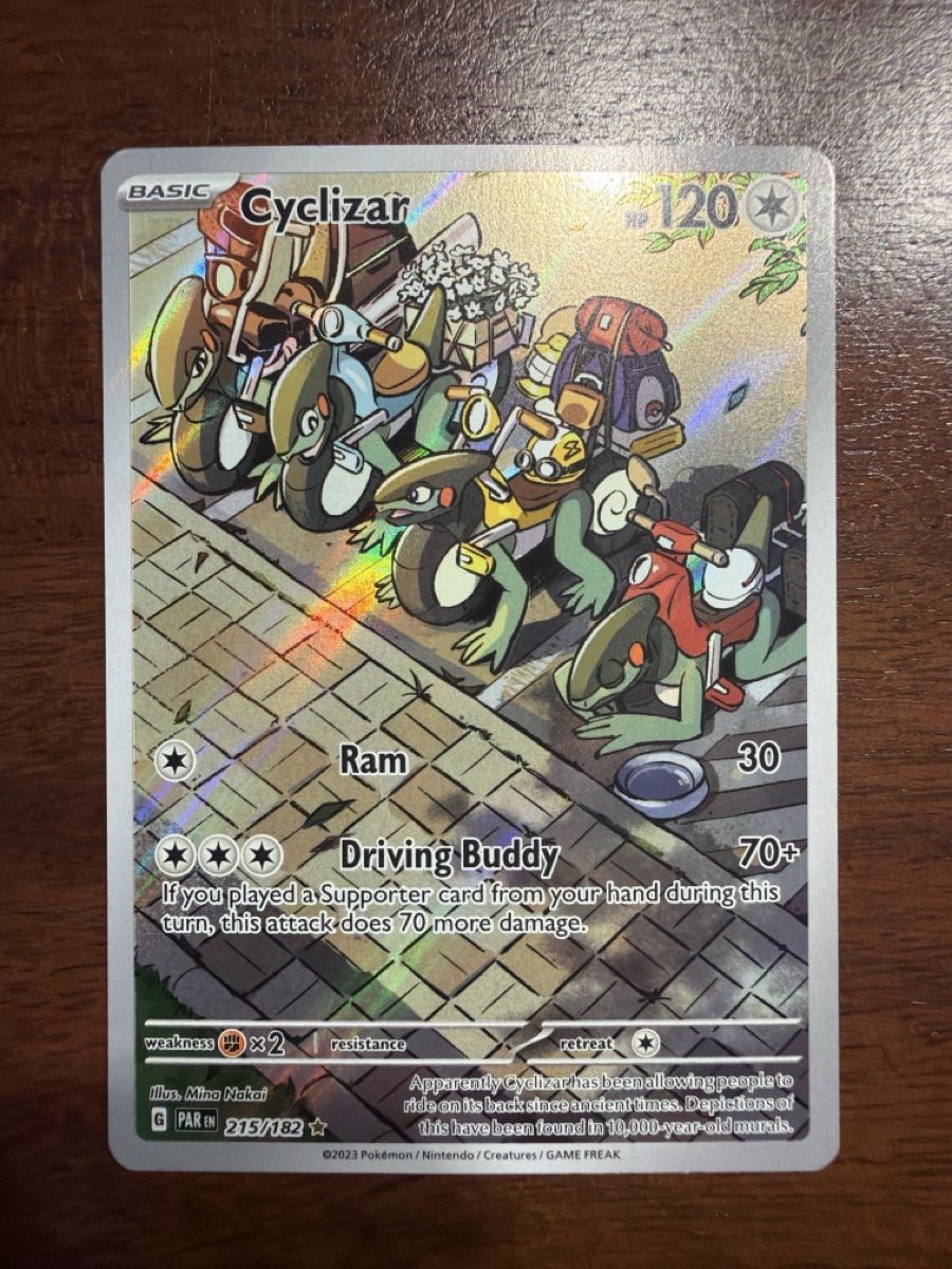Pokémon Sammelbilder & Trading cards: Cyclizar (PAR 215) – Neu (gemäss Beschreibung) aus Emmenbrücke von Pack_Ripper