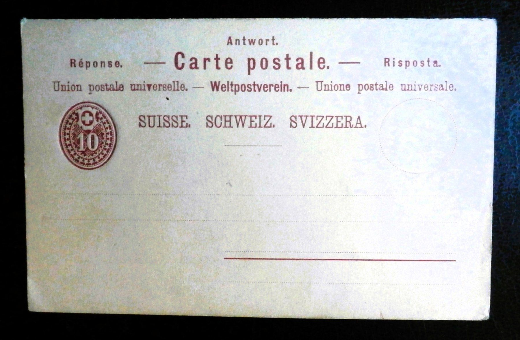 Tutti i francobolli: CH ungebrauchte Antwotkarte – Usato da Kehrsatz venduto da Bernherb2 1