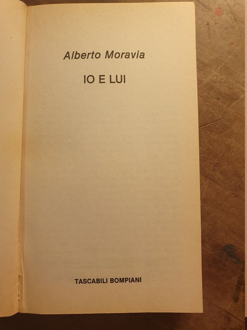 Libri: Io e Lui - Alberto Moravia – Usato da Zürich venduto da loosebone 2