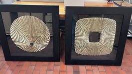 Elegante 3D Wandbilder im Designer Stil - 2er Set