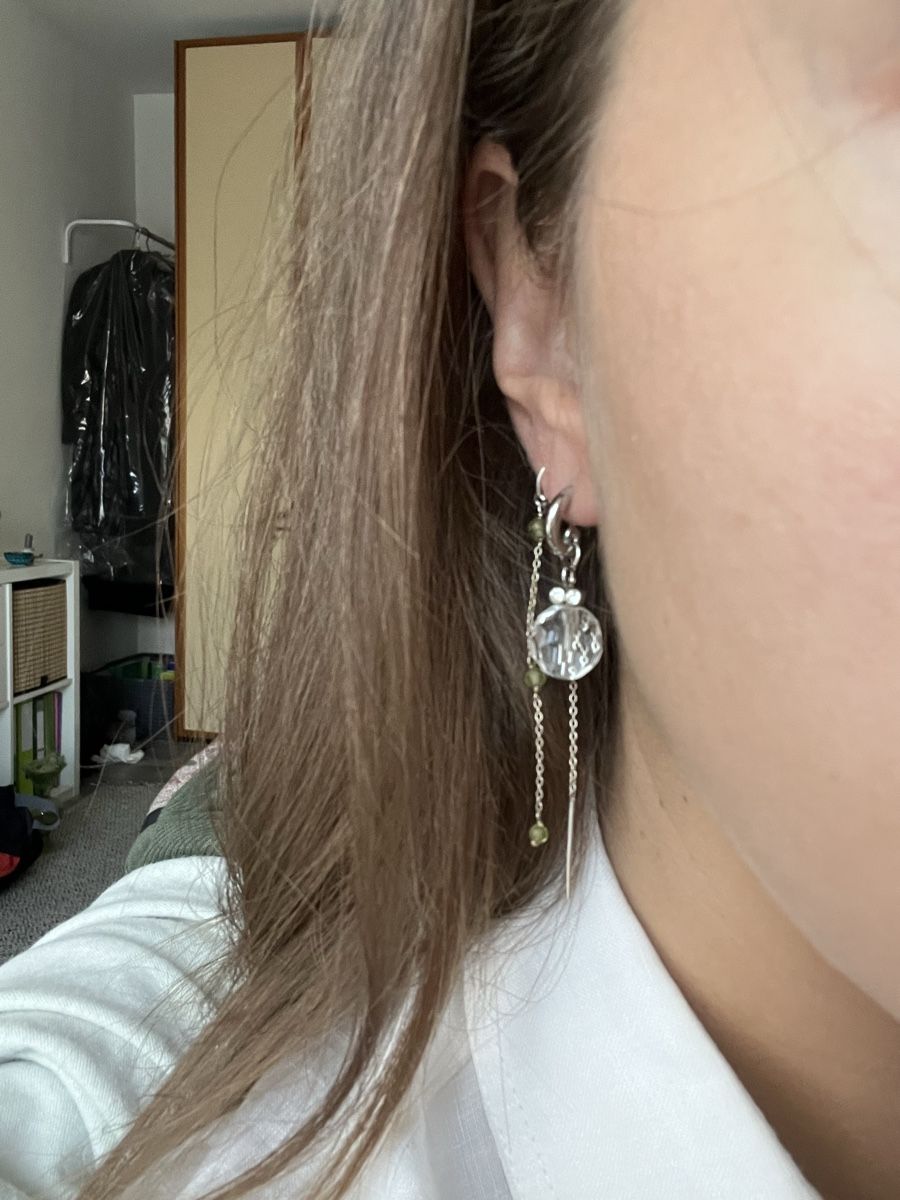 Orecchini pendenti & Orecchini a lobo: Real silver earrings  – Usato da Vezia venduto da chi_byp8 2
