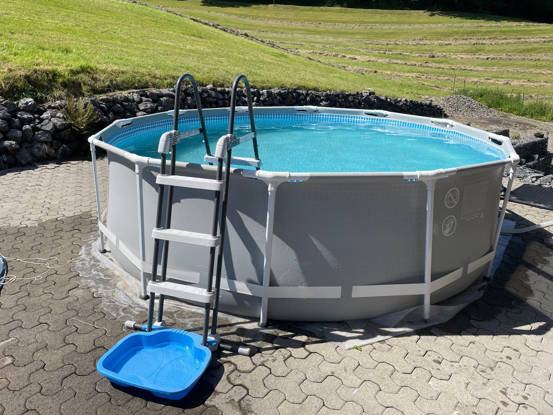 Intex Piscine: Pool Schwimmbad INTEX  366x99 cm Filter Pumpe Solarnatten – Usato da Oftringen venduto da noreply 3