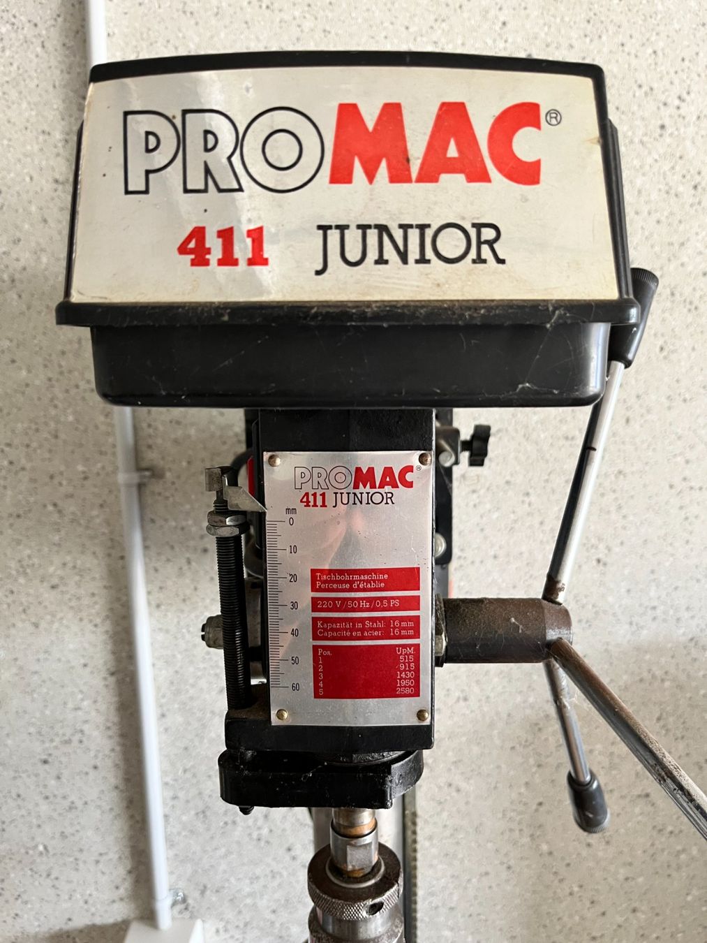 Tischbohrmaschine Standbohrmaschine ProMac 411 Junior (Gebraucht) in ...