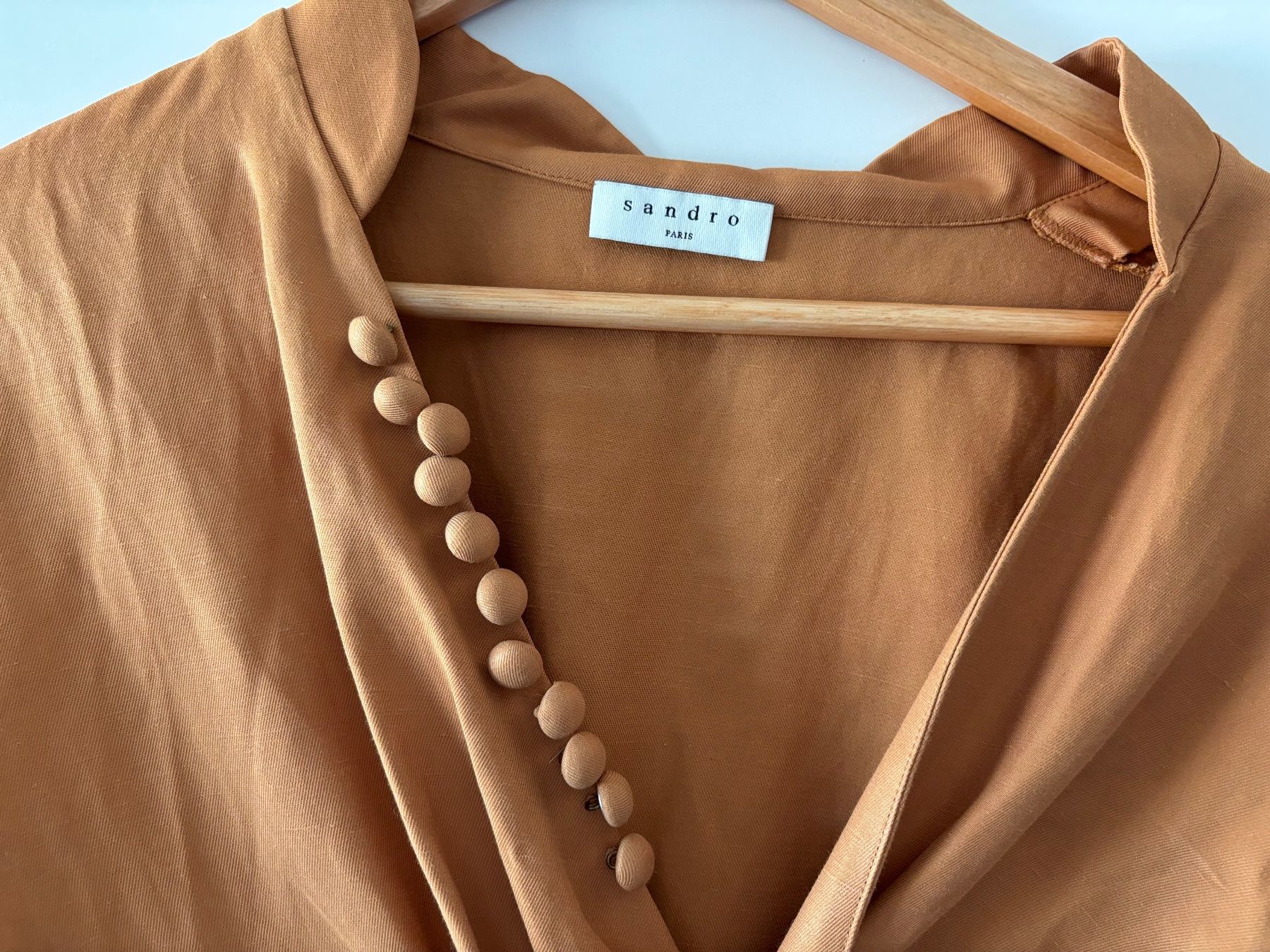 Sandro Vestiti: Sandro burnt orange/ camel Kleid – Usato da Duebendorf venduto da tom_lp2m 1