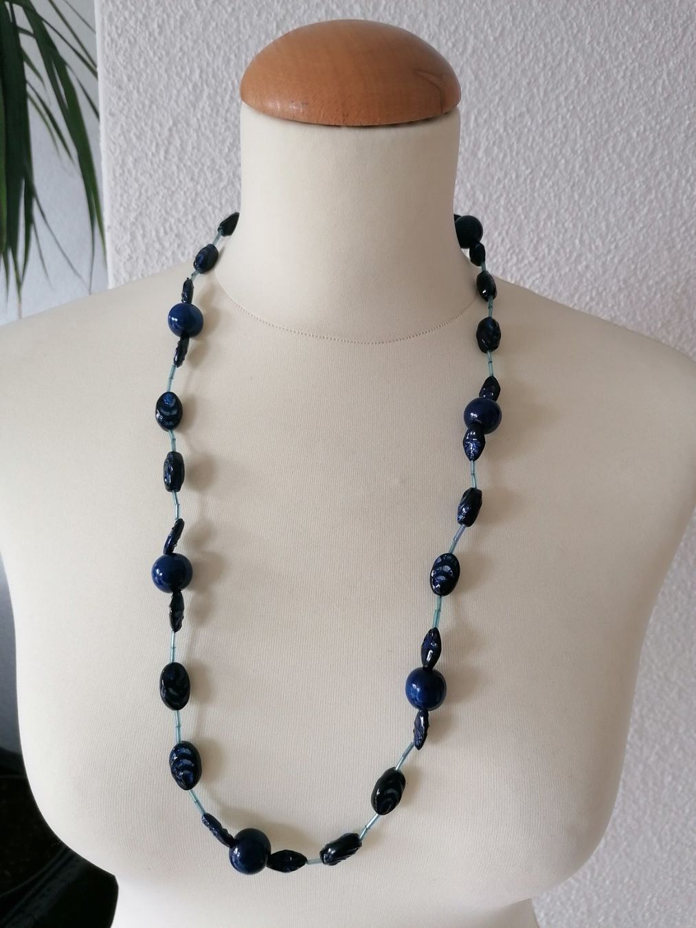 Ketten: Blaue Halskette, Modeschmuck, Handgemacht – Neu und originalverpackt aus Emmen von Tigerlady 3