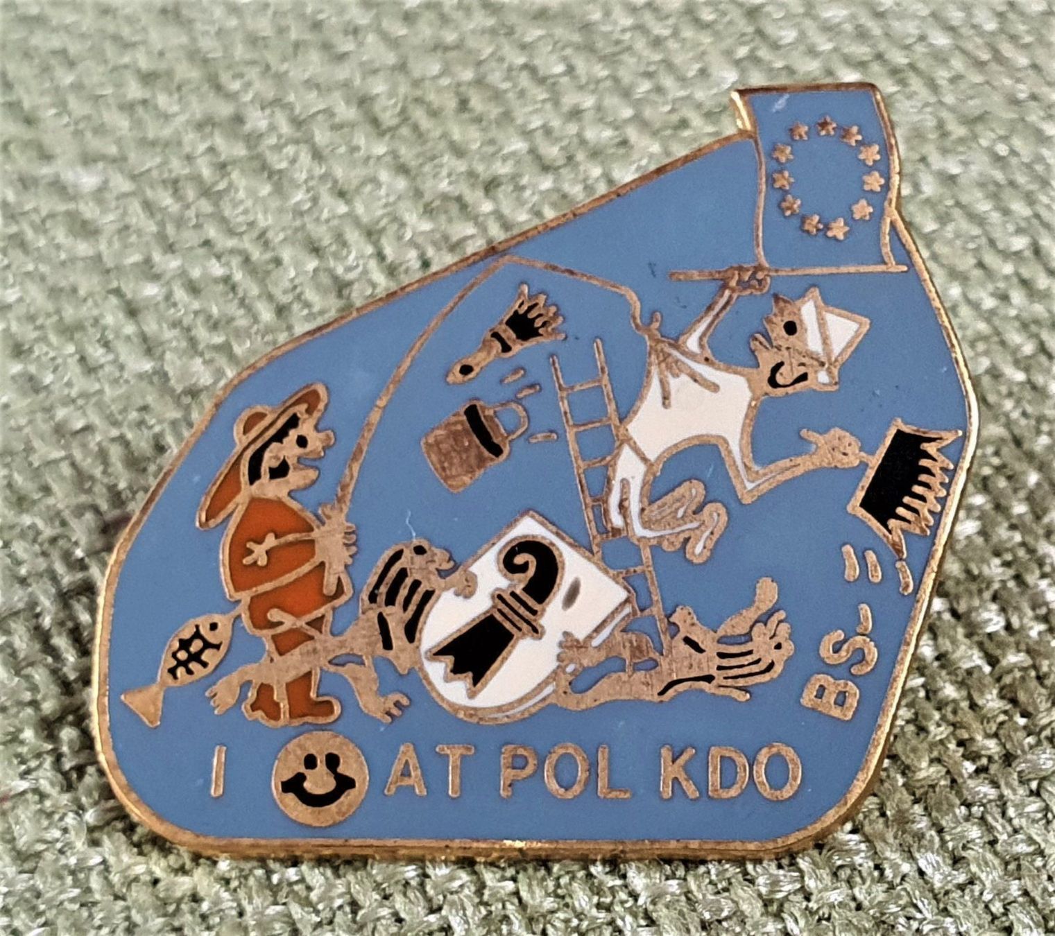 Placchette & Badge: D692 - Pin Basler Polizei AT POL KDO BS – Usato da Reinach BL venduto da Boston-Verkauf