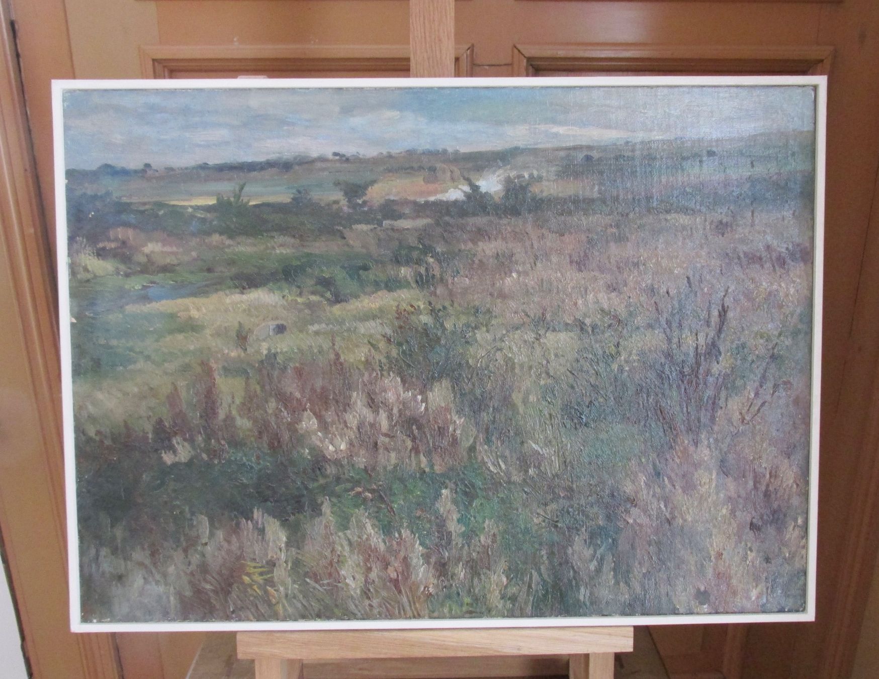 Gemälde: Ölgemälde: Landschaft / Heidelandschaft – Gebraucht aus Winterthur von mat_q5d5 5