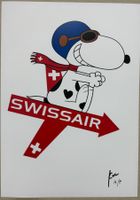 KeC: Swissair Snoopy “Permission for landing” signiert AP