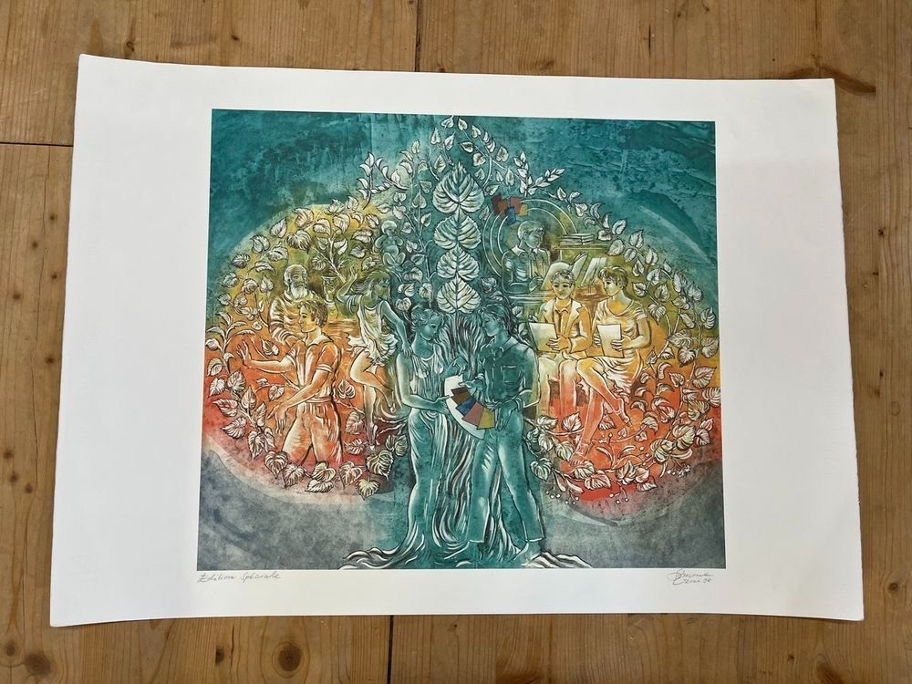 Foto & Immagini: SIMONE ERNI KUNSTDRUCK SIGNIERT – Usato da Gersau venduto da kunst-online 2